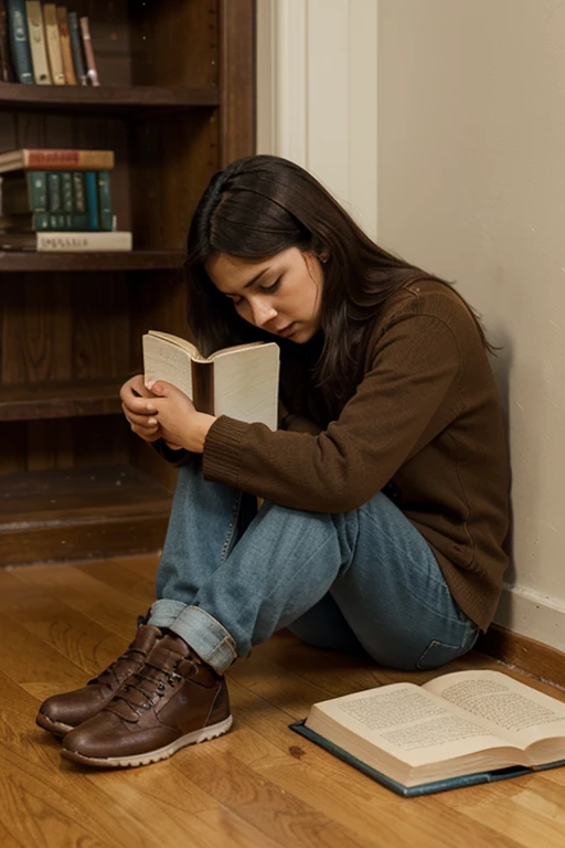  Miriam was the one who had the most injuries because her classmates abandon her when Miriam needs help in fights and no one talks to her., Miriam is in a corner reading everyone&#39;s accusations, his hair covers his eye which he does not have on the left side