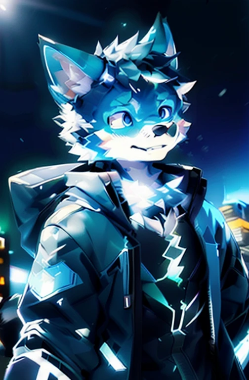 Masterpiece, 4K quality, top quality, high performance, high detailed, smooth, light, ((short cat, Light blue eyes, neon eyes, wear cyber hoodies, wear black tight boxer, wear black tights stockings, cyber lens, cyber glasses lens, holograms glasses)), (by GINBIS2000), look at viewers with empty face, empty face, no smile, one hand grabbed the cyber gun, one hand in hoodie pocket, (cyberpunk, cyber, cyberpunk 2077, core, cyberpunk style, cyberpunk building, holograms on building, sci-fi, futuristic, neon)