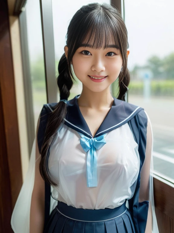 (masterpiece, best quality, perfect hands, perfect fingers, parfect face, high resolution, ultra detail, 16k:1.2), japanese girl, (10 years old:2.0), (primary school student:1.9), (babyface:2.0), short hair, frill skirt, topless, (gigantic breast:1.6),drool breast, erect, large areola, huge nipple, skinny body, cowboy shot,