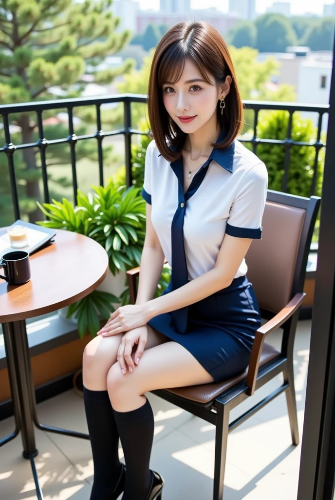 Japanese beauty、A slip is visible from under her office uniform., Not wearing a skirt, business clothes, woman wearing office dress, Work clothes, Work clothes, catalog photo, from me, Detailed image, business clothes装, Image Center, grey, Slip is visible、Chemise in sight、