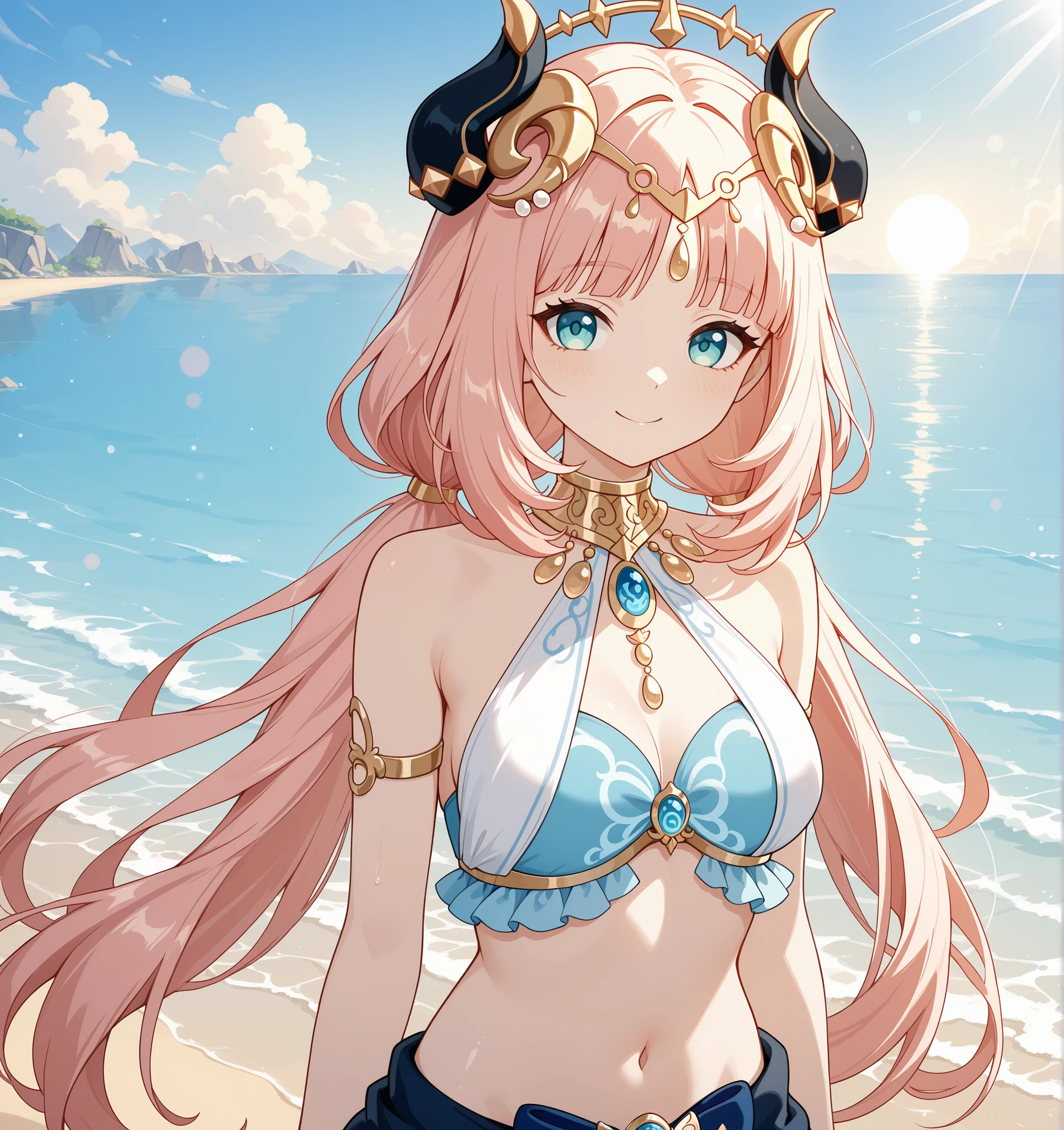 anime girl in bikini with feathers on head, Deusa dos animes, garota elfa, Mais bem avaliados no pixiv, garota anime sedutora, cushart krenz arte chave feminino, trends on artstation pixiv, correr if a wolf girl, do videogame azur lane, Arte Zerochan, correr is a wolf girl, correr, pixiv

