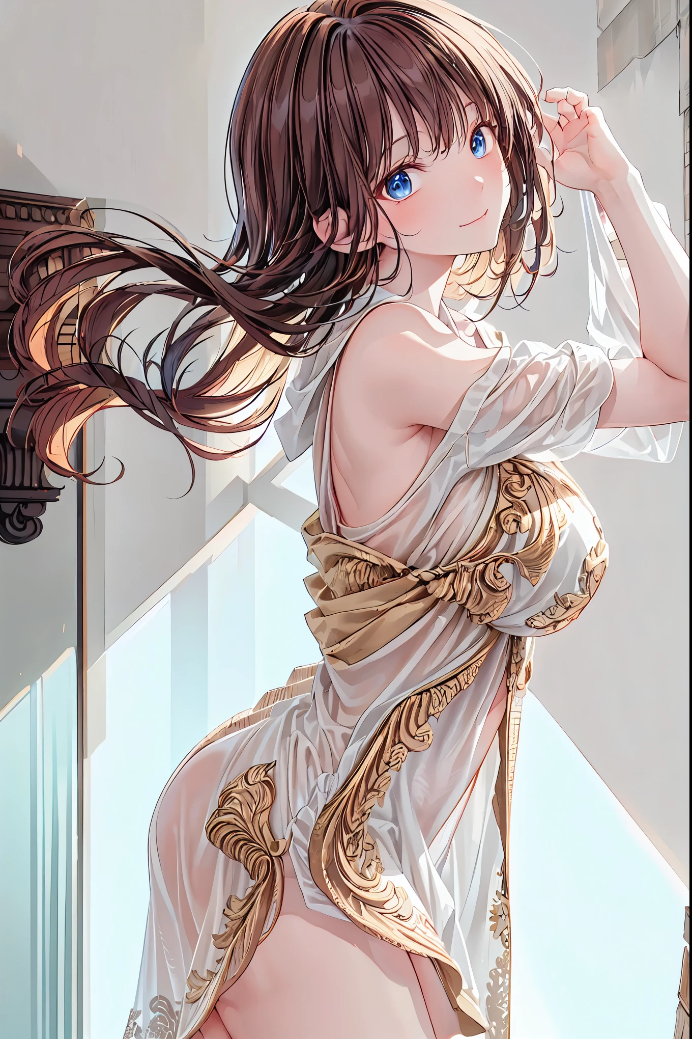 (Enrich the picture,Masterpiece level quality)Beautiful 8K CG artwork,Goddess-like posture,Kneeling exercise,Slim and soft,Translucent skin,Red hair、The beauty of extra-long hair, Super Long Straight Hair,The skin is fair and juicy,Big JK Uniform,Perspective Part 1.2x enhanced silhouette effect,Exquisite transparent blues pattern in pajamas,The details are intricate and exquisite,The background is slightly blurred,Charming and lustful leg seduction,Drool,Extra-large big breasts,Blush,Japan goddess,Perfect body slim curves,