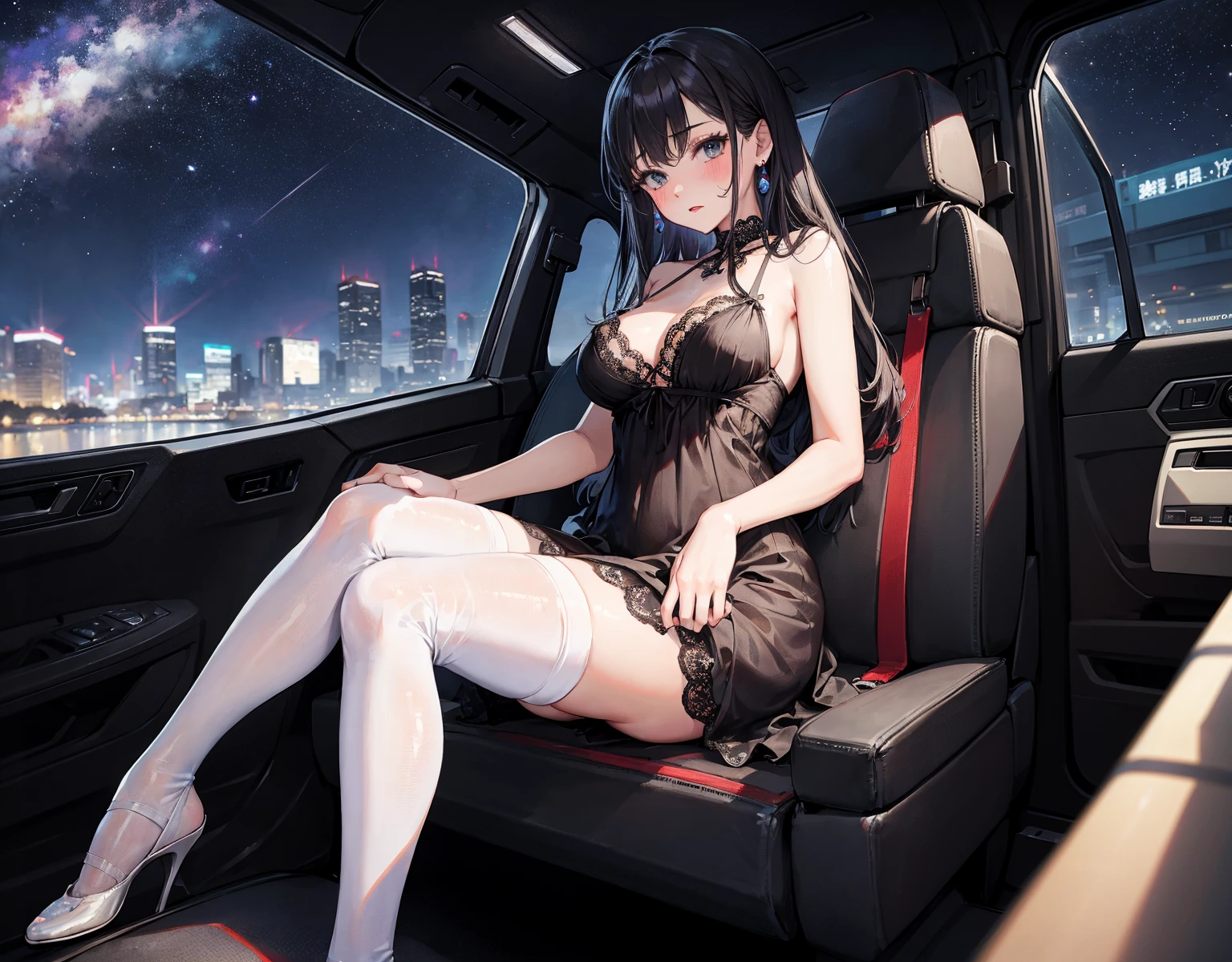 tmasterpiece， 1 beutiful girl， Detailed eyes， Swollen eyes， Best quality at best， 超A high resolution， （Realistis： 1.4）， RAW photogr， cinmatic lighting， ssmile， jpn， a asian beauty， Korea， Ren， Super beautiful， Small young face， Beautiful skins， busty figure， cyber punk perssonage（hyper realisitc）， （illustratio）， （A high resolution）， （8K）， （The is very detailed）， （Most Best Illustration）， （ultra-detailliert）， （the wallpaper）， （详细的脸）， audience looking， finely detailled， deep shading， low tune， pureerosfaceace_V1，happy grin， long whitr hair，  46-point diagonal bangs，(Pregnant abdomen:0.95)，Pantyhose，full body shot shot，Wedding dress，Black long-sleeved gloves，