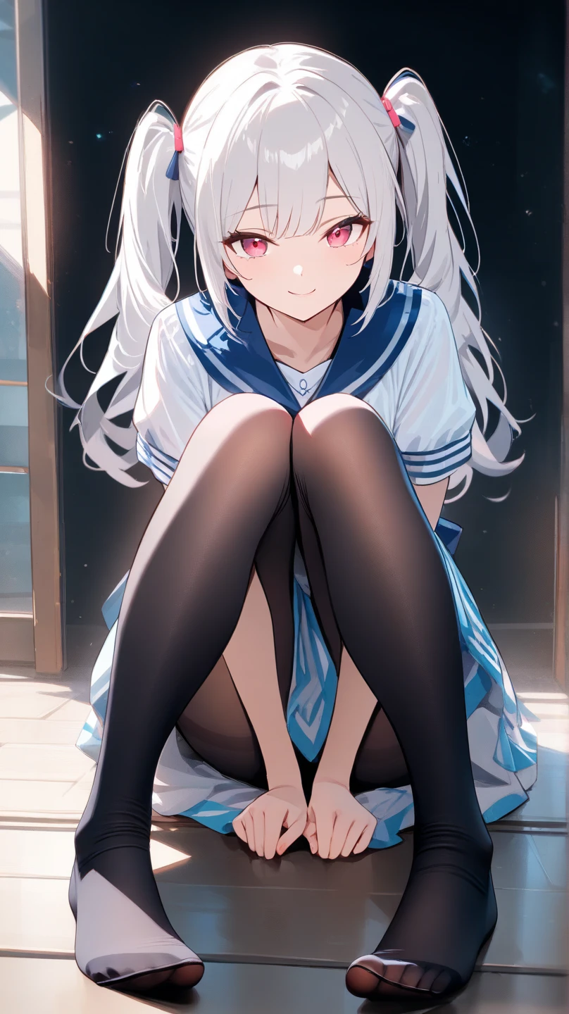 1girl in、A smile、underwear、cute underwear、Upper body portrait、Squat board、，Leakage of female genital organs，Pee，Masturbation，Pee，The expression is shy，High water level expression，the ground，pee stain，Translucent white milk，Huge amounts of pubic