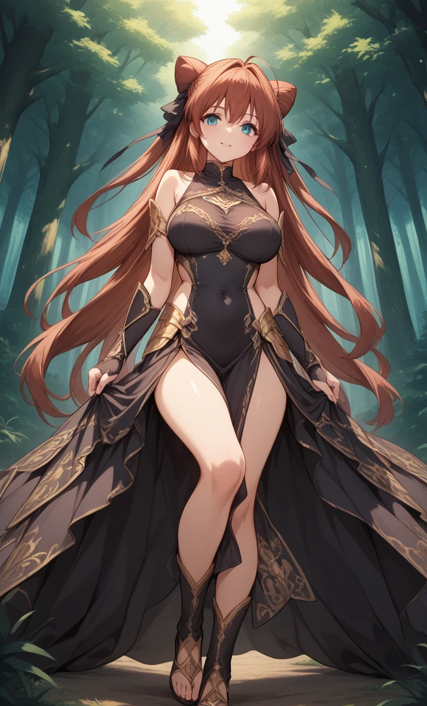 Beautiful girl, forest, beastman, sexy,