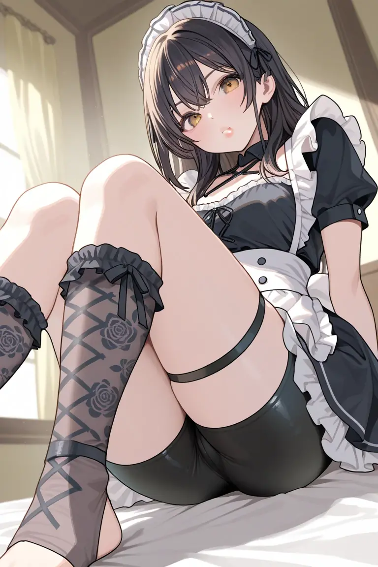 For panties, please wear red lace or purple lace.、