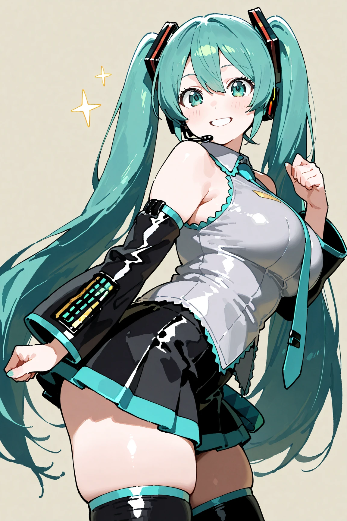 cute、young girl、big breasts、pokemon trainer、mini skirt、twin tails