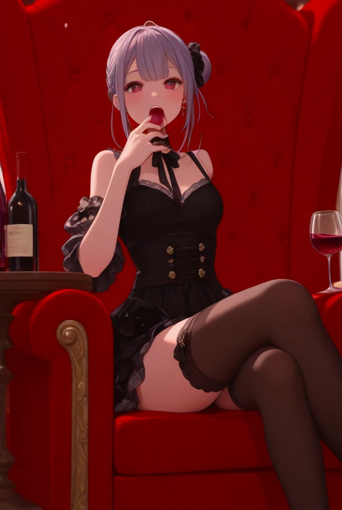 masterpiece:1.3, best quality:1.3,  (MHXA),  (full body),  (wine glass), ((glass holding)), (dress),(drunk), (blush),((sitting after table)), ((cat_ears)),  <lora:MHXA_V-22:0.8>, 1girl:1.4