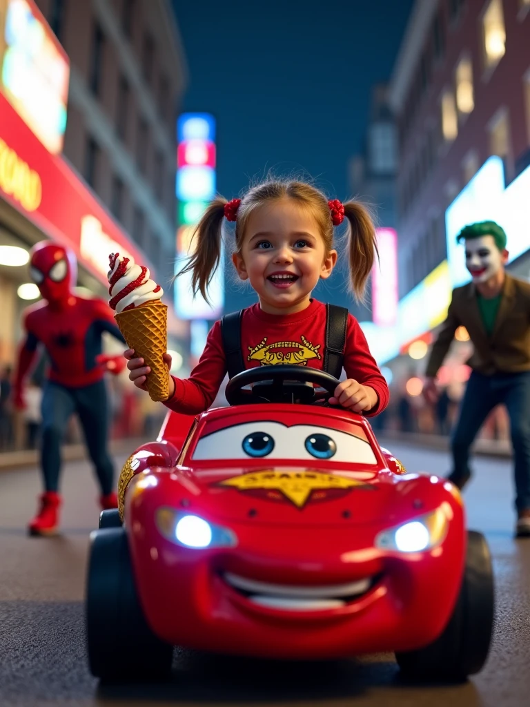 A teacher with her collection of Disney Lightning McQueen Mate Rey