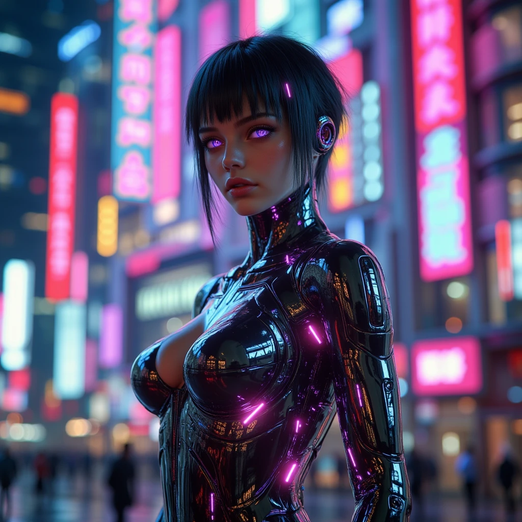 (masterpiece:1.2),(of the highest quality),(Super detailed),(ultra high resolution),(best illustrations),8k,Wallpaper,beautiful female cyborg,whole body,psychedelic,vector art,layered textures,progressive,pop,sf,cyberpunk,super sexy:2.0