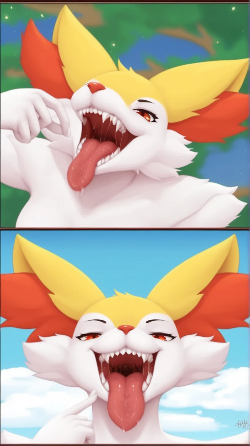 Chica anime, anime style, Shaymin, best lighting in photography, perfect dark, NSFW, tits, on knees, first person view, giving oral sex to viewer, looking up at viewer, blushing, oral sex, blowjob, deepthroating, penis in mouth, cum in mouth