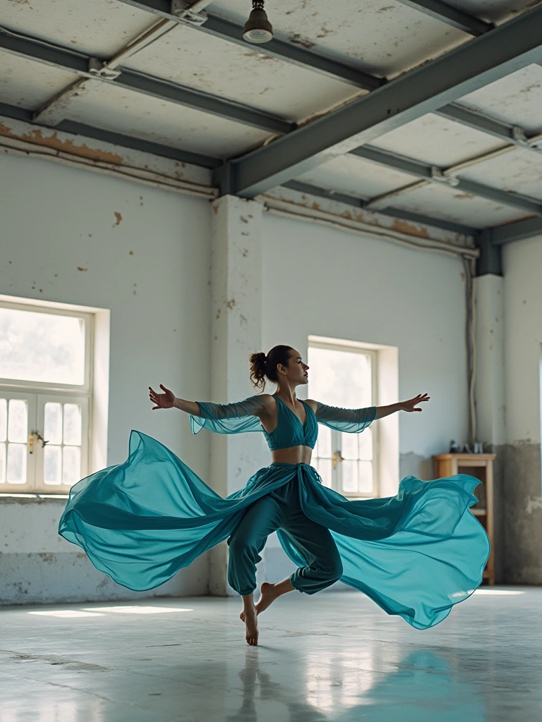 an animated wallpaper of a dancing woman