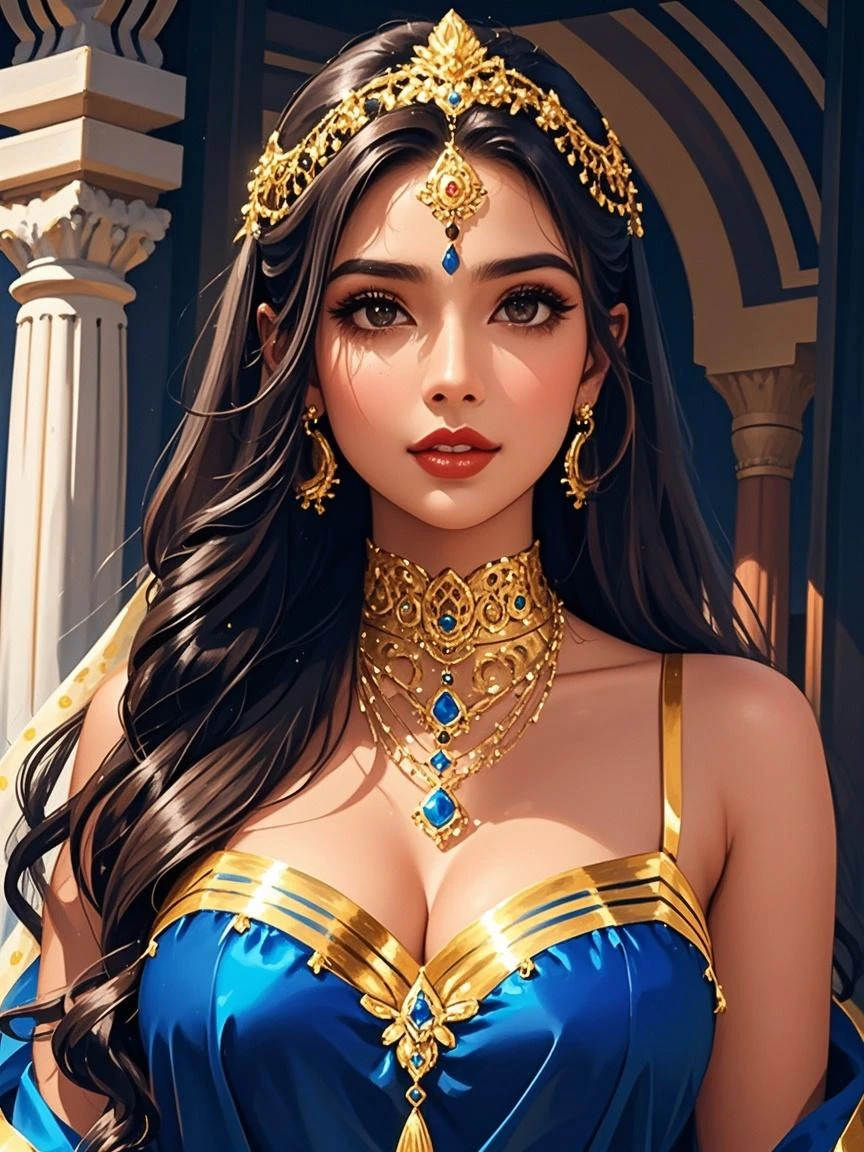 (masterpiece, top quality, best quality, official art, beautiful and aesthetic:1.2), (1girl), extreme detailed,colorful,highest detailed, official art, unity 8k wallpaper, ultra detailed, beautiful and aesthetic, beautiful, masterpiece, best quality, (zentangle, mandala, tangle, entangle) ,holy light,gold foil,gold leaf art,glitter drawing, PerfectNwsjMajic,
(Indian actress_Sneha)