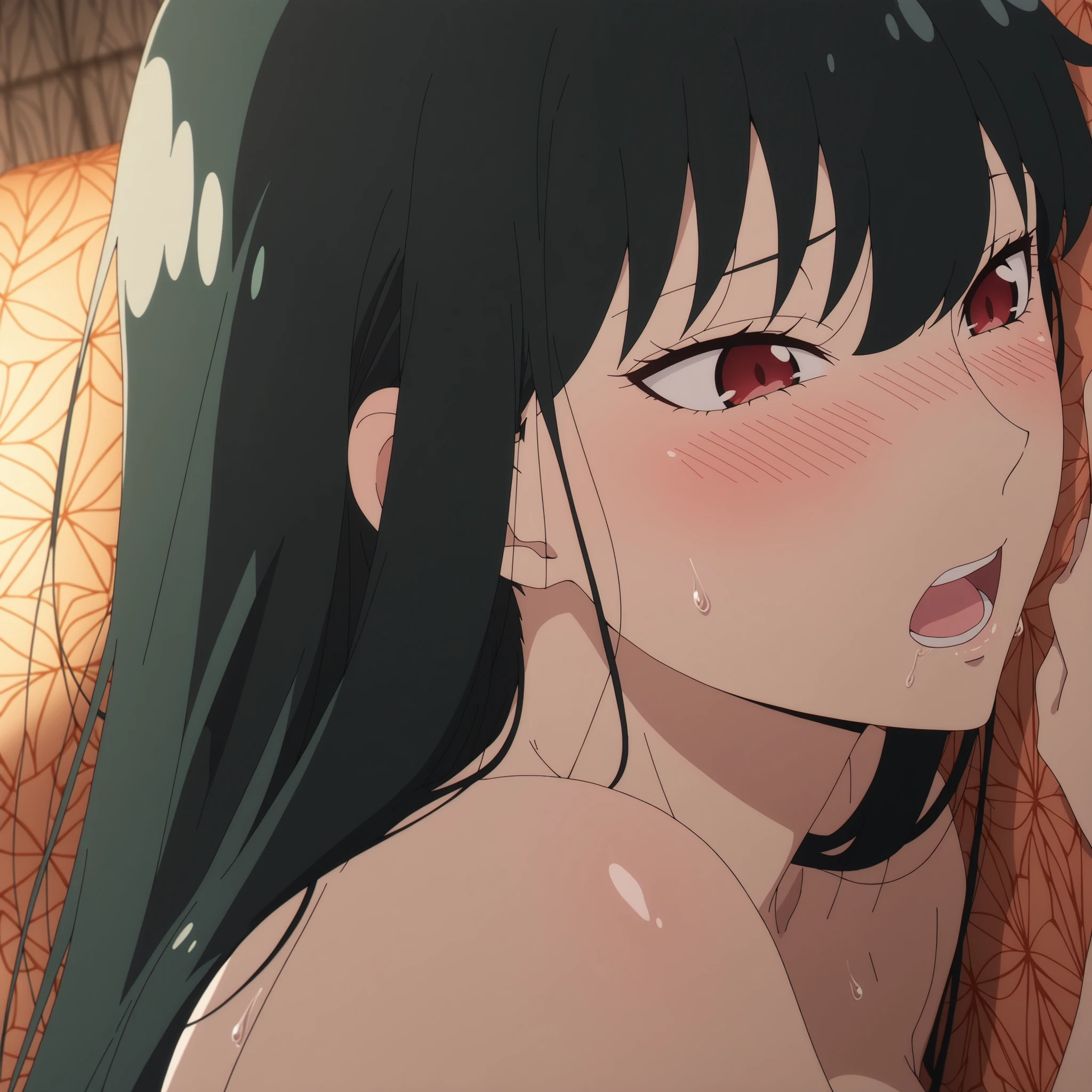 score_9, score_8_superior, score_7_superior, sauce_anime, ambient light, sunlight  , (2 tall girl ), 
Sagiri Yamada Asaemon, Sagiriyamada Asaemon, Long Hair, brown Hair,, closed eyes, wince,frown,
show off breast ,torn white kimono,  In the same way, ((doggystyle)), ((all fours)),  ffm threesome,  lesbian sex, nsfw,  in lake,                                                                       
((rape)) , , nsfw ,  shackles , , wet body, (steam), , yuri sex, 
in beautiful realistic lake, ~ side, blush, detailed fundoshi, ,お漏らし, saliva,
alone, Dutch Angle, View your viewers, Cowboy Shot, detailed sex, nipples ,,open mouth, [large breast],