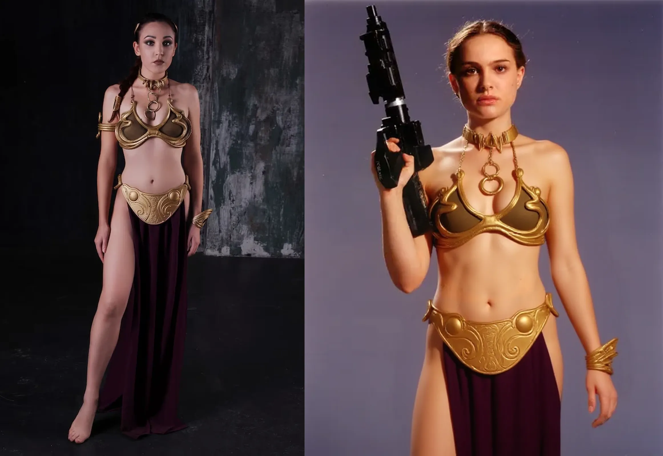 photograph of a blonde hair woman wearing a slavekini in a convention, pelvic curtain, long hair, large breasts, navel, <lora:Slavekini_XL:1>, (masterpiece,best quality, ultra realistic,32k,RAW photo,detail skin, 8k uhd, dslr,high quality, film grain:1.5),, (masterpiece,best quality, ultra realistic,32k,RAW photo,detail skin, 8k uhd, dslr,high quality, film grain:1.5),