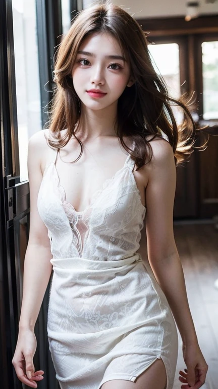 Fashion model 20 years old [[[[closeup cleavage]]]], [[[[boobgasm]]]], [[[[coll]]]], [[[[bshoulders]]]], perfect  eyes, Perfect iris，Perfect lips，perfect teeth，Perfect skin，Long face，slender nose，tall nose bridge，Soft front light，hdr，Movie girl，Simple hairstyle，light make-up，Casual，（pastel colour：1.2）