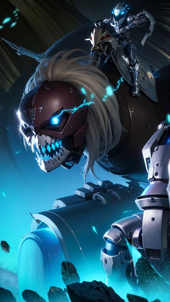 highres, 8k, <lora:StevechopzPhone:1> <lora:LowTierMeme:0.6> incrslowtier, electricity, glowing eyes <lora:GoblinSlayer0:1> goblin slayer, gslayer, plume, helmet, glowing eye,