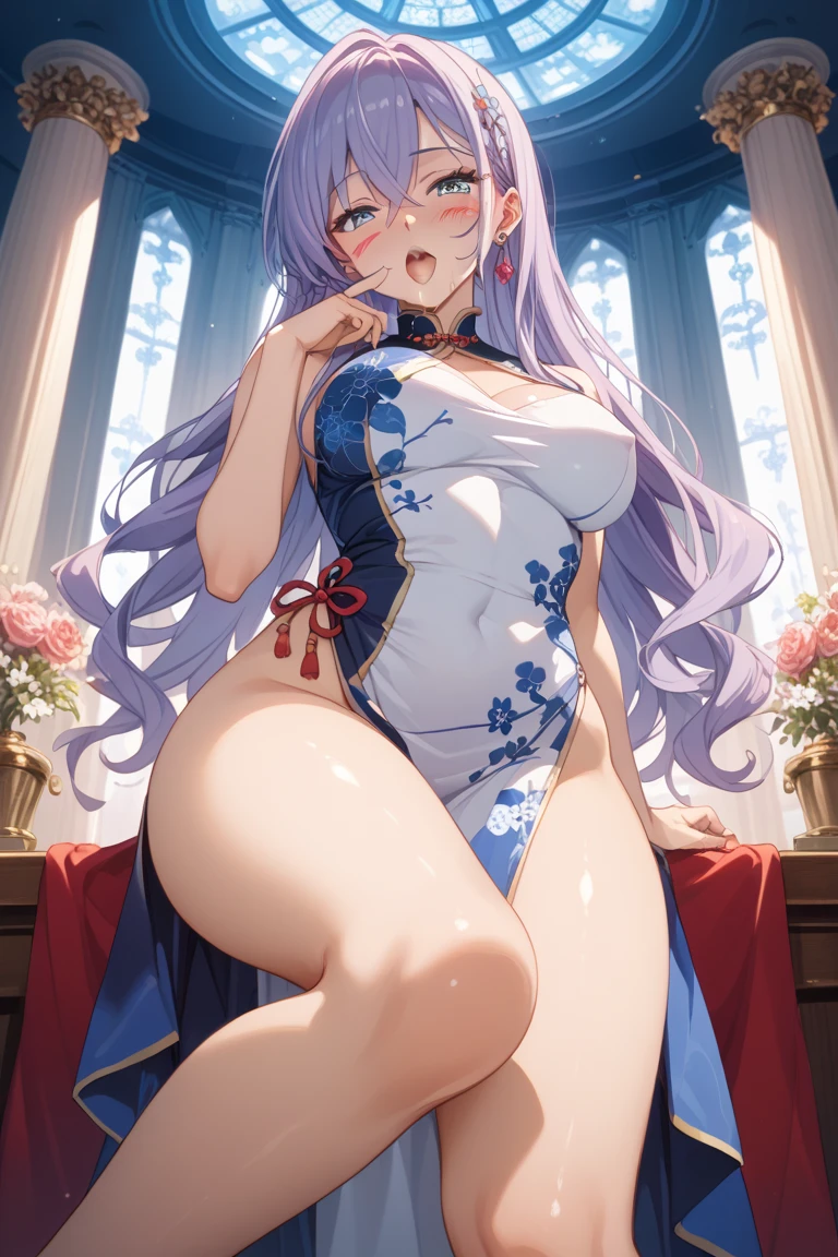 Close-up of a woman posing for a photo in a dress, Japanese goddess, huge stunning goddess shot, room, SFW, sexy dress,! , room, fullness, breast coverage and SFW, THICC,!!, perfect body, covering SFW,, breast fullness