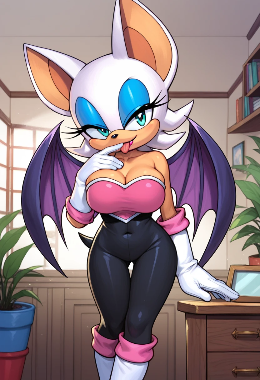 uploaded on e621, by Pixelsketcher, by Bayard Wu, by Thomas Benjamin Kennington , by Einshelm, solo anthro, (( portrait)), BREAK, ((wear tanktop)), ((mouth open, tongue out)), (detailed Bonifasko lighting), (detailed cream fur), (detailed skin), BREAK, ((facing viewer with legs spread)), (((rouge the bat, rouge the bat, rouge the bat, rouge the bat, rouge the bat,))), (cinematic lighting), ((detailed background)), ((high-angle view)), (((three-quarter view))), (half body shadow), [backlighting], [crepuscular ray], [detailed ambient light], [gray natural lighting], [ambient light on the belly], (higher wildlife feral detail), [explict content], [sharp focus], (questionable content), (shaded), ((masterpiece), big hips, medium breasts, breasts, furry rougethebat, rougethebat face, Furry Fantasy Art, Anthro Art, Commission for High Res, Furry Art, POV furry Art,Sakimichan beautiful, masterpiece, big hips, medium breasts, best quality, detailed image, bright colors, detailed face, perfect lighting, perfect shadows, perfect eyes, girl focus, green eyes, flawless face, big breasts, gorgeous body, hourglass body, shiny body, center focus, rougethebat ears, rougethebat girl, fluffy, fluffy woman, body fur, animal nose, muzzle, cream one-fur, gaze at the viewer, half-closed eyes, 1girl, solo, full body, (masterpiece:1.21), (best quality:1.2), (illustration:1.2), (cinematic lighting:1.3), detailed fur, balanced coloring, global illumination, ray tracing, good lighting, rougethebat, furry, anthro,big butt, showing breasts, cleavage, attractive body, sexy body, looking at viewer, seductive look, thick thighs, fit body, SFW