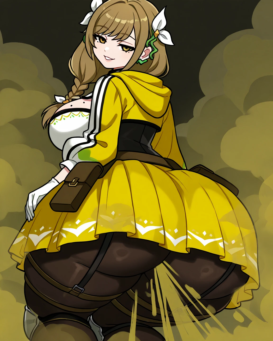 best quality, masterpiece, 1girl goldmary \(fire emblem\), sassy, detailed, upper body, <lora:goldmary_lora:1>