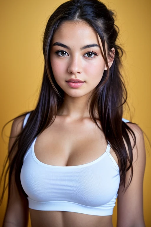 (headshot), 1girl, beautiful, sunset, beautiful sunset, cloudy, forest, nature hike, (((headshot))), BREAK
sports bra, backpack, yoga pants, BREAK
large breasts, makeup, long straight hair, pale skin, fair skin, white skin, BREAK
<lora:Olga:1>