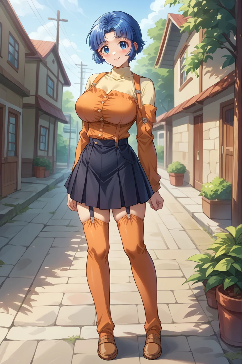 NSFW, Misae Nohara, thick thighs, hourglass figure, half naked, Looking at the viewer with seductive eyes, exposed breasts, brown black hair, hard nipples, exposed vagina, best quality, highres, bbyorf, gold earrings, large breasts, jewelry, off shoulder, red transparent sweater, sweater red transparent dress, long sleeves, no panties, outdoors,finely detailed, quality, rembrandt lighting, black stockings, (intricate details), dramatic, ray tracing, 1girl, (blush:0.5), (goosebumps:0.5), subsurface scattering, bbyorf, gold earrings, large breasts, jewelry, off shoulder, (red sweater:1.4), full body, (bright sunny day, trees, clouds, bushes),