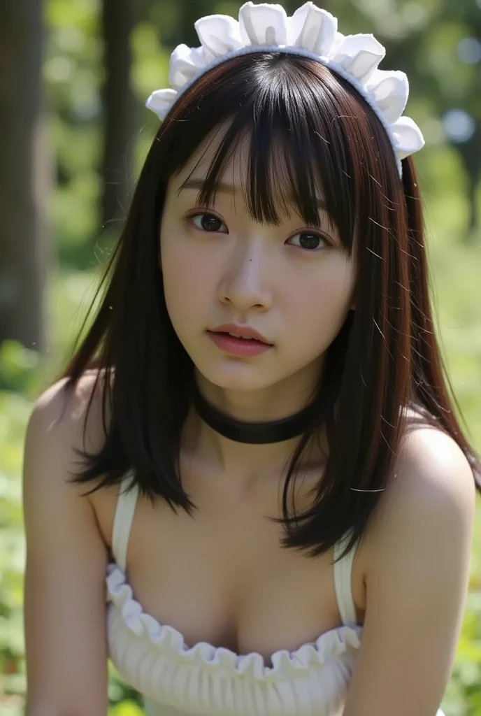 (masterpiece, Highest quality:1.4), Award-winning portraits, 8k, 85mm, alone, Beautiful Face, Delicate girl, (Cheerleader、On the grass), Sophisticated, cute, 15 years old, RAW Photos, Confused, High resolution, Sharp focus, Background Blur、(((flat 、thin and delicate body、Childish atmosphere)))、Glossy short bob、Mole on the left cheek、 Dark blue eyes、the skirt is swaying in the wind、Hair swaying in the wind、sexy、flexible legs、naked、Angle shot from the ground