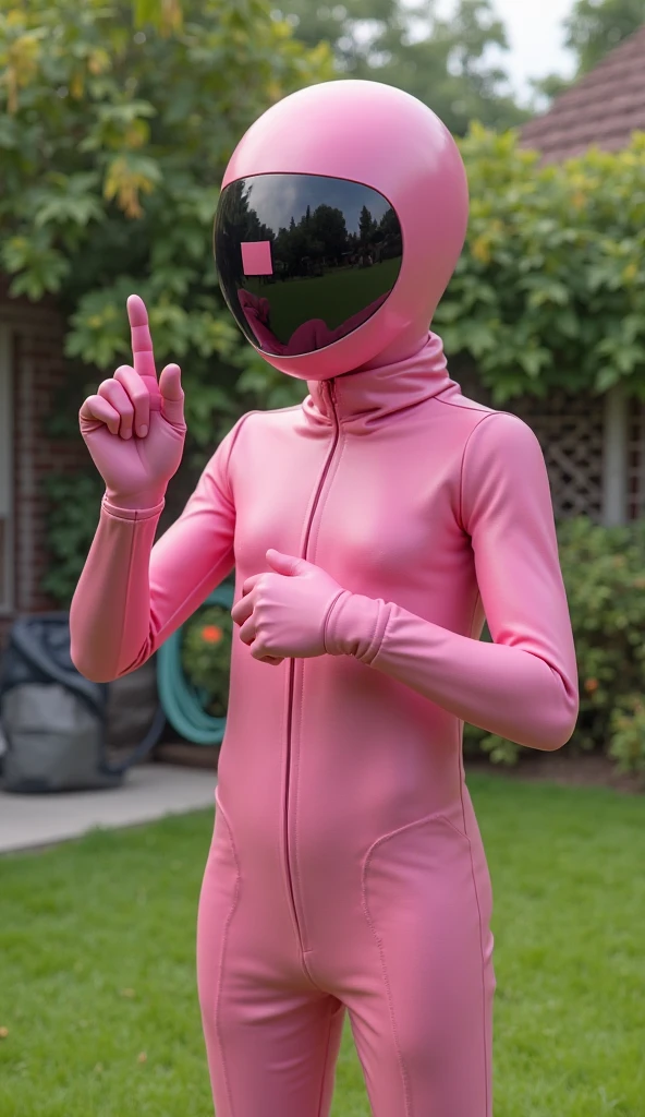 (8K、Ultra-high resolution、Highest quality、masterpiece、Realistic、Ultra-high resolution)、Power Ranger、((Thin bodysuit)),((See-through)),Cosplay、pink、((Big Breasts:1.2、Big Ass))、Sexy pose,bondage:1.4,nsfw,BDSM, ((shibari:1.2))