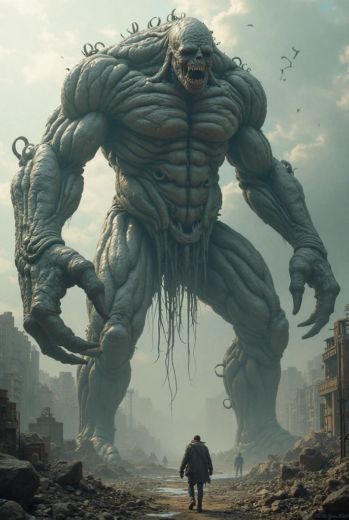 The Colossal Titan crushes the world.