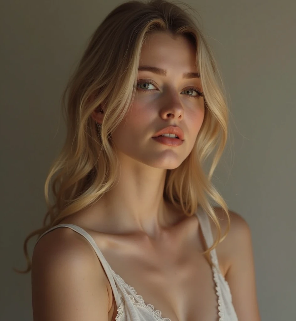 The Naked Master,  Naked photorealistic huge blonde woman on sofa, beer in hand, Full Body Perfect Body, Perfect face, Smiling, hard disk, Distance Frame, No bra