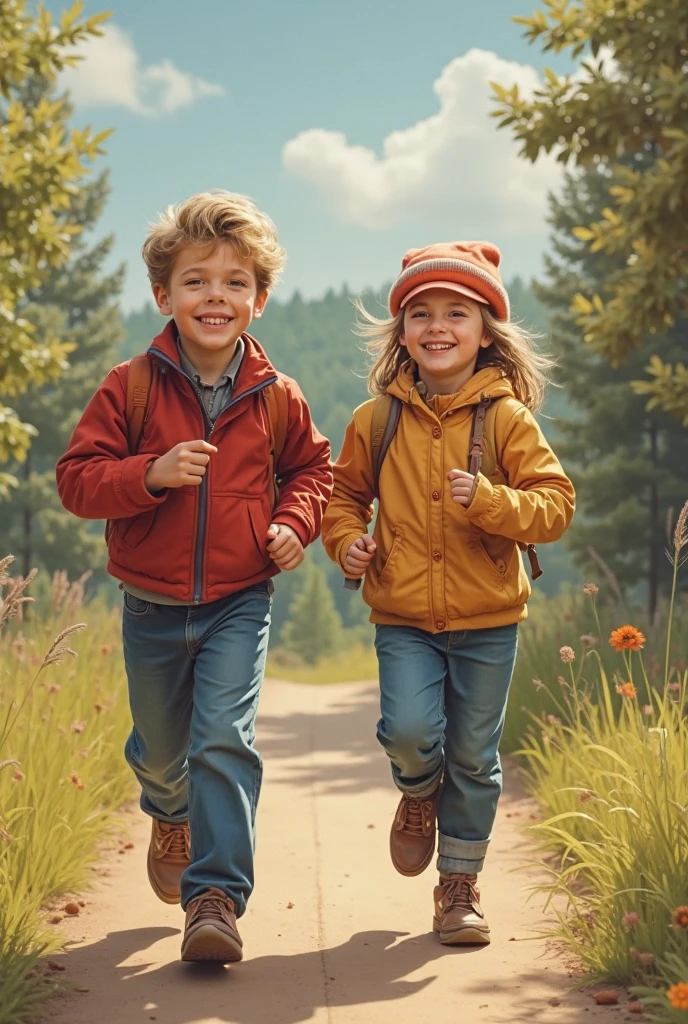 I want you to create image of two young boy standing in the local street with bat and ball in the hands and using camera as well. I want you to generate almost 5 images with full detail.