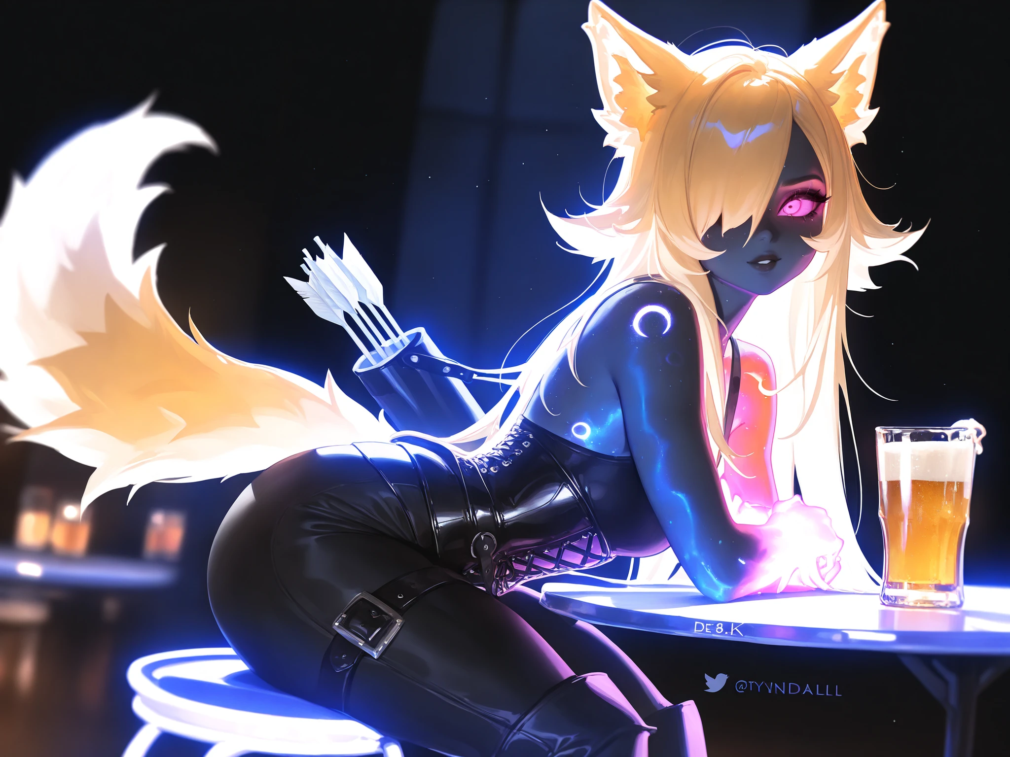 (masterpiece),(Highest quality),(Super detailed),(Best illustrations),(Best Shadow),(Absurd),(Detailed Background),(so beautiful), 16K, 8K,(Best illustrations),(Best Shadow), (so beautiful)angelabalzac, One person, alone, glamorous, , ,black seethroughol , very long hair, , Blonde, blue eyes, arms behind head, squatting, , Elbow hand pockets, Cyan headgear, Low twin tails, empty eyes, blank eyes, , , , , , orgasm, afterglow, erotic smile, pussy, crimson lip, , , , Dead, Sexy posture, dynamic pose, , cross-eyed, rolling eyes, garter belt, , BDSM, , , succubus tail, , , saliva trail, full-face blush, shiny skin, , , orgasm, , , arched back, , torogao, ahegao, BREAK, , Dramatic lighting, Psychedelic background, Clear liquid, Oculogyric crisis, night, Star-shaped hair fastening, , Torrent of Light, Fantasy