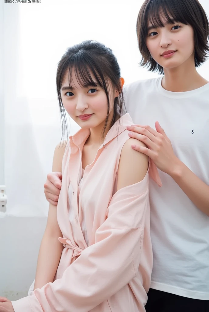 Couple　pink　cute　