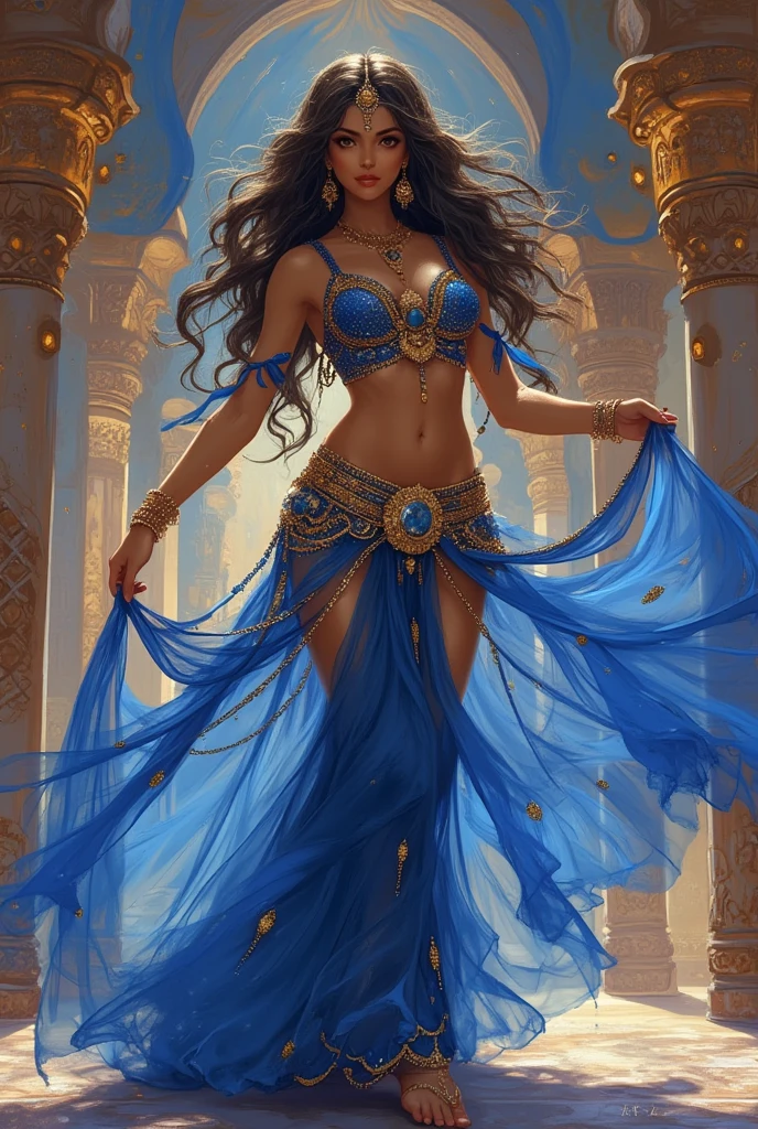(secret:1.4), Buddhist temple window at sunrise，stare into the distance，shining sapphire ring and sapphire encrusted necklace，((plump dark-skinned Caribbean Mother 33 years old)), (messy Dark blue hair)，small breasts，Chubby，big ass，light blue lace lingerie，Fantastic scenery with lots of cosmic petals dancing， ((Highest quality detailed perfect work Concept art.))、beautiful illustrations, pastel colour, illustration style，Realistic skin feel，realistic material，watercolor painting，
