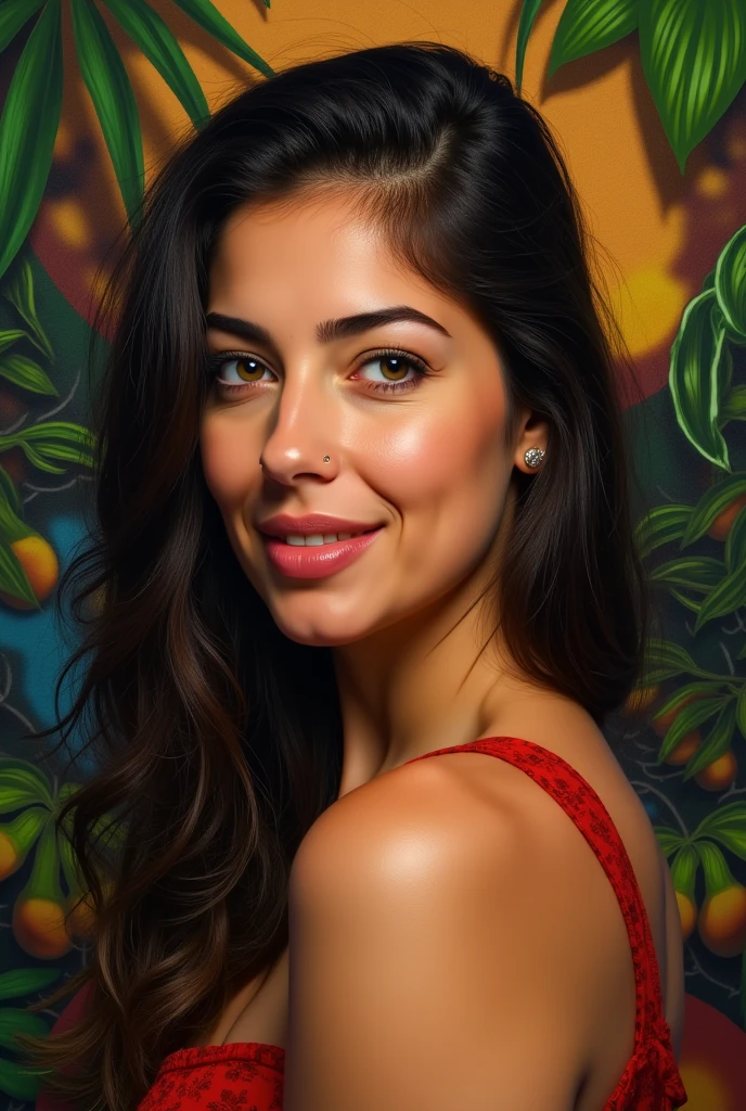 Crie uma obra de arte digital no estilo pop art, apresentando uma beco, gvelhoen hour, Plantas, Sozinho, Macho, velho, maduro, sobrepeso, cabelo cinza, cabelo curto, ursod, bigode, peito peludo, pelo marrom, corpo marrom, urso, Pesado, grande, grande, espesso, por Buta99, por Bebebebebe, cinematic color scheme, surrounded by vintage flower patterns, energetic strokes,the climate must be dynamic, tronco, desenho, illustration, escala de cinza, tropical, fruit fertilizer, fertilizer plants, Muitas flores, Vetor, pintura, fundo de profundidade
