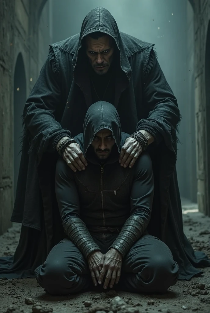 The monster asks for a companion, begging Frankenstein to create a companion for him.. This could be illustrated in a secluded place, with the monster kneeling and Frankenstein showing doubt and conflict.