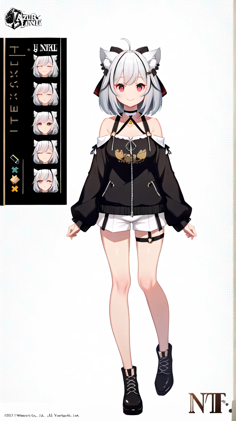 masterpiece, highest quality, (One girl, Braiding, Large Breasts,Blue hoodie, Are standing, View Audience,Dolphin Shorts,),Detailed Background、A person who writes in detail、Accurate human body、Knowledgeable person、Five correct answers、Mature Woman,Melusine, (Brown eyes:1.5), Long Hair, ((Gray Hair)), Side Lock,Long sleeve、Knee socks、Thighs、白いKnee socks、,((Pussy juice)),((Slave Collar))