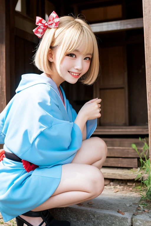 realistic,score_9, score_8_up, score_7_up, 
 Beautiful Asian Oni female warrior, sitting with legs spread, wearing Tiger print short kimono, thick curvy mature body yet muscular, long and voluminous white hair blown by the wind, 2 long anime_Oni_horns, reddish fair skin, perfect detailed face features, expressive eyes with proud look, thick lips with a provocative grin.
