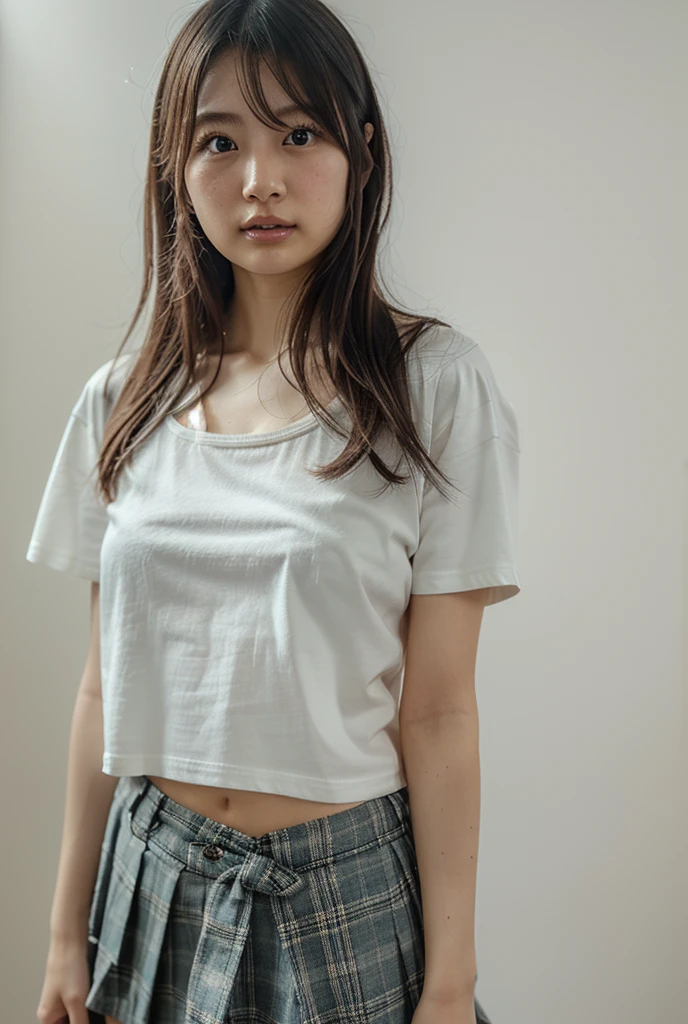 ((Highest quality, 8K, masterpiece: 1.3)), sharp: 1.2, Perfect Body Beauty: 1.4, Slim Abs: 1.2, ((Change of clothes:1.2、Big Breasts: 1.2)), (((Off-shoulder pajamas))), Short shorts:1.2, Bare shoulders, (((Underbust: 1.1))), Face close-up: 1.0, Highly detailed face and skin texture, Beautiful Eyes, double eyelid, (((Looking down at the camera)))