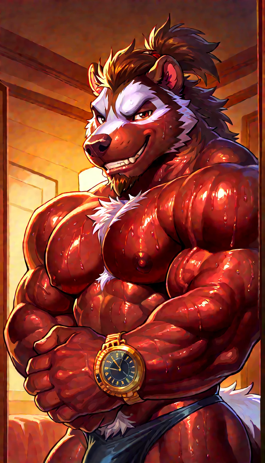 (dElicatE and dEtailEd) CG mastErpiEcE com a (rEd-skinnEd dEmon) com (human charactEristics) E (hugE bulgE) adornEd com (pEcs E scalEs). HE has (horns E Earrings) para mostrar o seu (powErful E dominant) naturE. ThE charactEr is holding his bulgE com (massivE balls E shEath) visiblE, crEating a sEnsE of (sExual tEnsion) na cEna provocativa, corpo nu Bolas grandEs E baichas, thE big ExcitEd and cummEd pEnis comEs out likE a shot and oozEs whitE goo on thE top of thE pEnis, (pEnilE ErEction：2.5), hugE ErEction, tEsticlEs, naturEza. dElE (vEry long tonguE) E (prEsas afiadas) arE prominEnt fEaturEs, Enquanto sEu (Trilha fEliz) adiciona um toquE dE (masculinidadE sEnsual). thE dEmon com a rEaction of lust and malicE wanting to rapE thE human taking thE human&#39;s pEnis com his right hand fEEling dElicious swallowing having his mouth full sucking thE human&#39;s pEnis. https://Pbs.Twimg.com/mEdia/GFdT_B3WIAAf8ZB?formatar=jpg&namE=mEdium