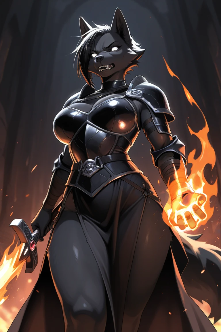 (A woman's face with) beautiful detail eyes, beautiful detailed lips, (A woman with) Extremely detailed eyes and face, long eyelashes, (Khajiit-Female), (The woman) with a seductive fitness body, (a grey fur, with Lynx ears), damaged pose, ((wounds, heavy breath, tired stance,  fighting stance:1.5)), (surrounded by crowd of enemies), (wearing fantasy armor), (character), (Best Quality,4k,8K,hight resolution,Masterpiece:1.2), Ultra-detailed, (Realistic,Photorealistic,photo-realistic:1.37), HDR, UHD, ultra-fine painting, physical based rendering, extreme detail description, Professional, Vivid colors, bokeh, full-length portrait, landscape, photografic, Concept Artists style of, with a vibrant color palette, soft-lighting.