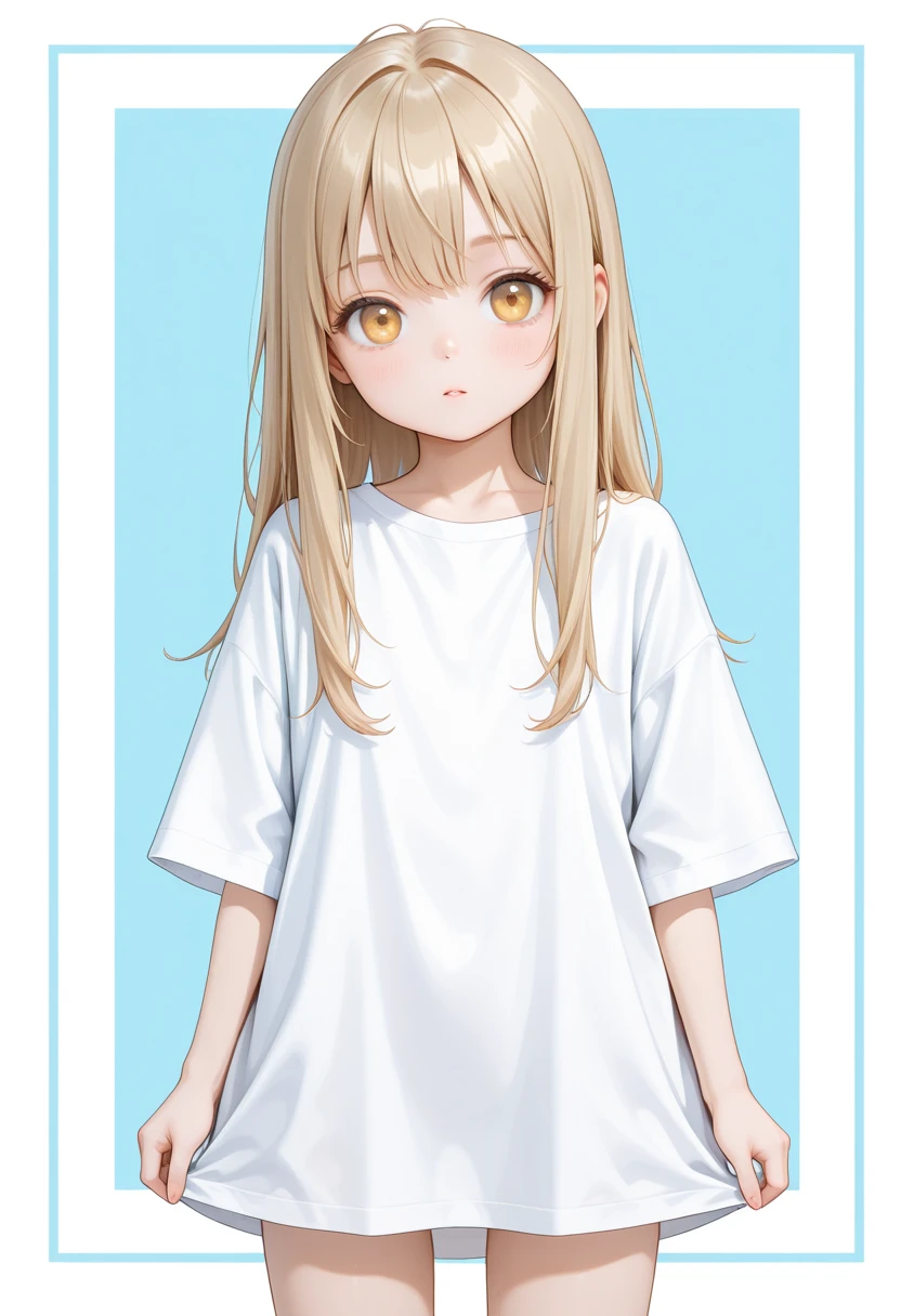 1 girl , (open the door ), (sleepy face), (from front), cowboy shot, t-shirt, panties,background entrance, (masterpiece), ((best quality)), ((ultra-detailed)), (illustration), ((an extremely delicate and beautiful))