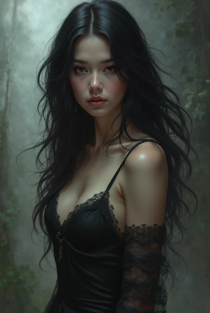 Naked Asian succubus 