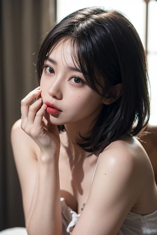 (Browsing Caution:1,4),Mix 4, (8k, RAWphotograph, Highest quality, Tabletop: 1.45), (Realistic, Realistic: 1.37),illumination, night, プロのillumination, photographn mapping, Radio City, Physically Based Rendering, Gradient Brunette, 高品質のphotograph, High resolution, 1080P, (Detailed facial depiction), (Detailed description of the hand), (Delicate CG), Extreme light and shadow, Rich details, (Detailed facial features), (Highest quality), Look in front of you, Highly detailed face, Highly detailed lips,  超High resolution, (Faithfulness: 1.4), photograph, 1 girl, [(sad)],  , Thin limbs, movie, Cool pose, I Cup, Highest qualityな完璧なボディ, photographのような, (1 girl: 1.3), Perfect balance, (Huge, Perfect breasts, Areola),(Realistic, Photorealistic:1.37),One Girl, Cowboy Shot,Professional Lighting, Photon Mapping, Radio City, RAWphotograph、(Photorealistic:1.4)、Octane Rendering、Complex 3D rendering with ultra-detail, Studio Soft Light, Rim Light, Vivid details, Super Detail, Realistic skin texture, Detailed aspect, Beautiful details in the eyes, Highly detailed CG Unity 16k wallpaper, compensate, (Detailed Background:1.2),Highest quality, 超A high resolution, Tabletop, One Girl, One girl,alone, Upper Body,View Viewer, White Background, Bobcut, short hair, Multicolored Hair, compensate , Lips parted, Black Lips, eyeliner, Gothic, Goth Girl,((Multicolored Hairの色:1.4)),((全身全naked)),(((nsfw))),((naked)),((Very short bob hair:1.2)),(((全naked))),(Hairy pubic hair that reaches down to the belly button:1.2),(Hairy pubic hair that connects to the anus:1.2),((Black Background:1.4))