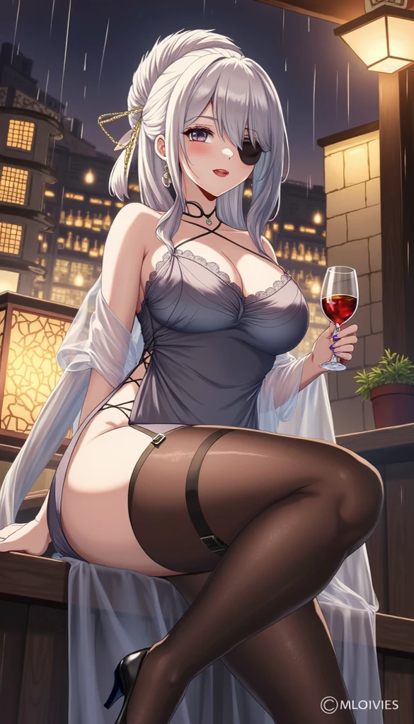 Anime girl sitting on sofa drinking a glass of wine, seductive anime girls, loli in dress, Anime girl wearing black dress, drinking a drink, beautiful and seductive anime woman, from girls frontline, Best anime 4k konachan wallpaper, cute anime waifu in a nice dress, [ 4 K digital art ]!!, 2 b, 2b