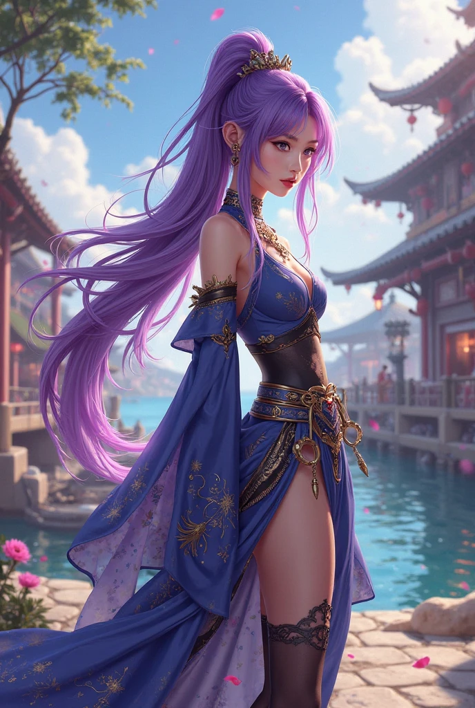 Beautiful girl in a loincloth Japanese outfit Lower body bare Rich breasts Back appearance Cute Well-formed face Loli big Buttocks Looking back with a cute smile Three sizes B95W60H90 master-piece,hyper quality, hyper detailed,perfect drawing,CG,3D,8k,illustration --auto --s2