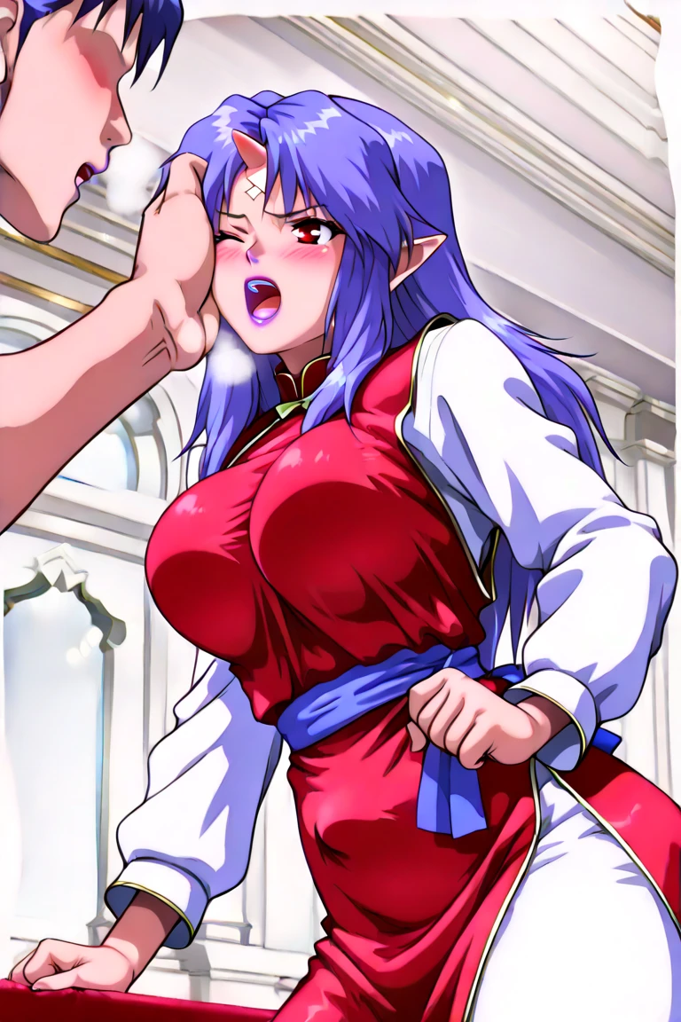 Score_9, score_8_up, score_7_up, score_6_up, score_5_up, score_4_up, source_anime, cute girl, detailed eye, sleeveless, BREAK aerith Gainsborough, brown hair, accessories, sagging gigantic huge biggest breasts, huge dark areolae, areola slip, dark nipple, hairy armpit hair, Japanese, cute Japanese, sweating, heart mark words, in dark room, hentai atmosphere, wide hip, tanned skin, cum shot, blushing, blowjob, penis, blushing, ahegao, bukkake, pov, holding testicle, 1boy, 1girl, 69 position, boy asshole, finger into anal, tanned skin, asshole, femdom, sadist, ass hair, in laboratory, spreading testicle, first person view