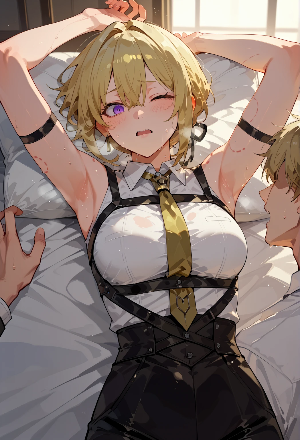 arm behind back