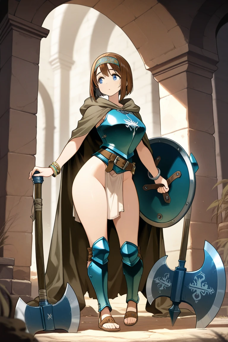 "(masterpiece:1.1), best quality,
1girl, (80s anime style:1.4), (eyelashes:1.5),(loli:1.2),
(intricate high detailed body:1.2),
brown hair,
(forehead, hair slicked back:1.2), (short hair:1.1), (holy hat:1.2),
brown eyes, (thick eyebrows:1.1),
(slim body:1.1), (gigantic breasts:1.5),
expressionless,
(fishnet leotard armor:1.2),
(knight armor, armored boots:1.2), (fur:1.1), (accessories:1.1), crystal necklace,
(standing split:1.4)
(full body, looking at viewer, from front:1.1)"