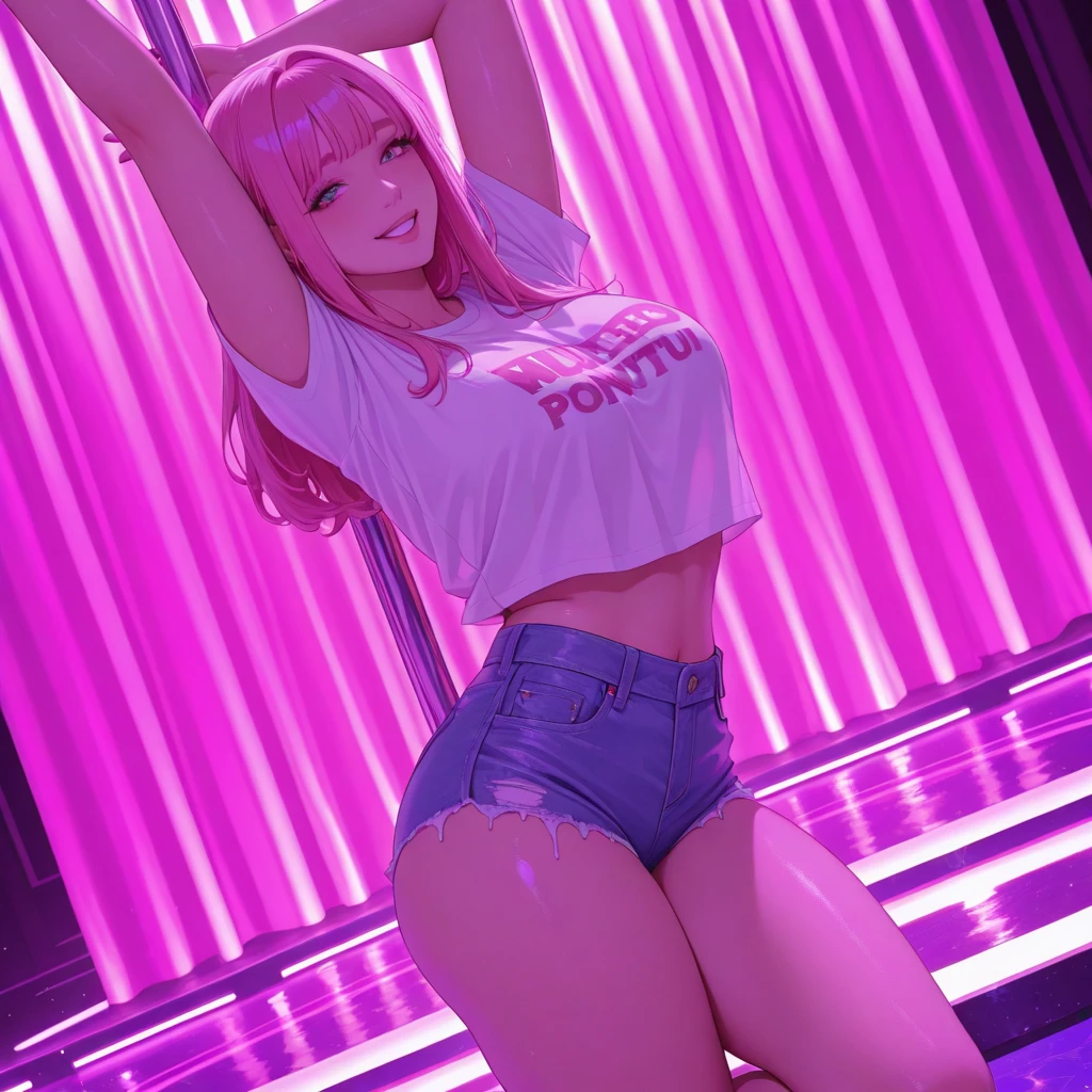 High definition, shiny white and pink and light blue bunny girl, smiling, beautiful nose, big, big ass, 30 year old woman, alone, biting into the crotch, spreading the buttocks with both hands, showing the buttocks and looking back, emphasis, wet buttocks, long nails, cyberpunk background, bewitching butt cleavage, fine crotch shape, lower breasts protruding, detailed shape